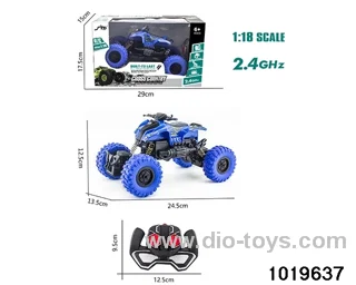 2.4CHz 1:18 4ch RC car with light in window box