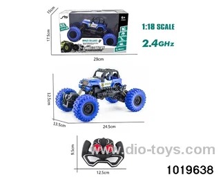 2.4CHz 1:18 4ch RC car with light in window box