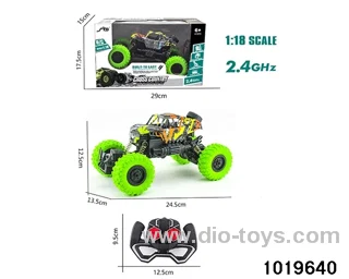 2.4CHz 1:18 4ch RC car with light in window box