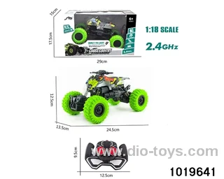 2.4CHz 1:18 4ch RC car with light in window box