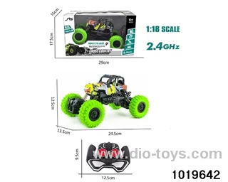 2.4CHz 1:18 4ch RC car with light in window box