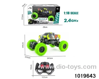 2.4CHz 1:18 4ch RC car with light in window box
