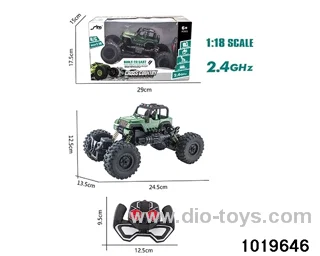 2.4CHz 1:18 4ch RC car with light in window box