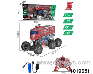 1:18 2.4G 5ch RC car with light in window box