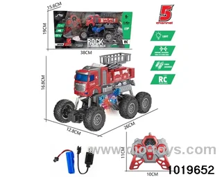 1:18 2.4G 5ch RC car with light in window box