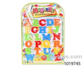 Magnetic lettersblister card