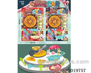 Catering car in blister card