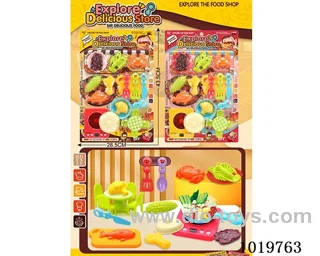 Gourmet restaurant in blister card
