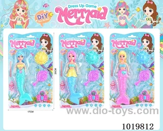 doll toy 3 sets mixed loading in blister card