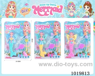 doll toy 3 sets mixed loading in blister card