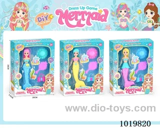 doll toys 3sets mixed loading in window box