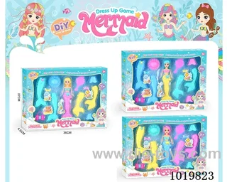 doll toys 3sets mixed loading in window box