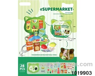 Belle Cat Supermarket shoulder bag in paper card