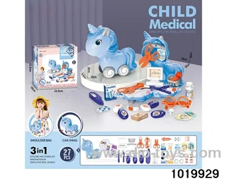 Pony medical equipment satchel in paper card