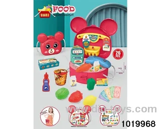 Supermarket shoulder bag in paper card