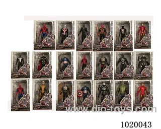 8.5inch  Avenger doll with light 20sets mixed loading