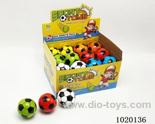 24PCS 7.6CM Bouncy Ball 4sets mixed loading in display box
