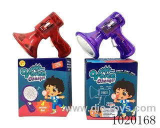 VOICE CHANGER TOY,INCLUDED BATTERIES 2 COLOR MIXED LOADING  IN COLOR BOX