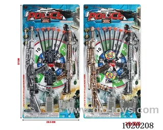 gun toys in blister card