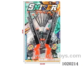 gun toys in blister card