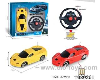 27MHz 1:24 2ch RC car not include battery in window box