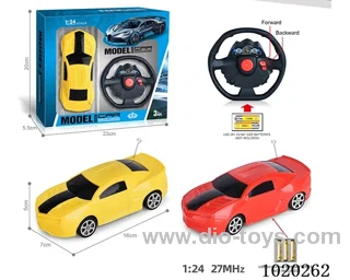 27MHz 1:24 2ch RC car not include battery in window box