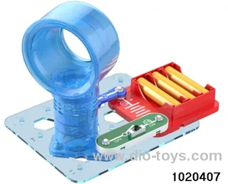 science experiment in color box