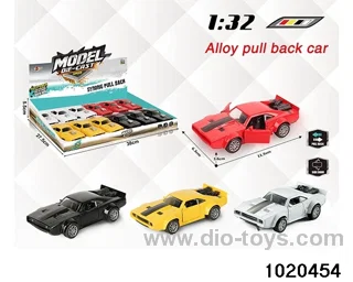 1:32 alloy pull back car in display box