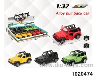 1:32 alloy pull back car in display box