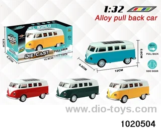 1:32 alloy pull back car in window box