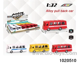 1:32 alloy pull back car in display box