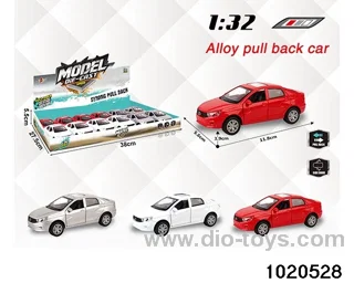 1:32 alloy pull back car in display box
