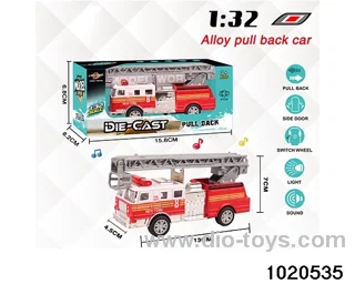1:32 alloy pull back car W L/M in window box