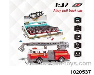 1:32 alloy pull back car W L/M in display box
