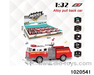 1:32 alloy pull back car W L/M in display box