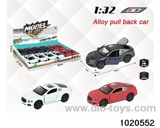 1:32 alloy pull back car in display box