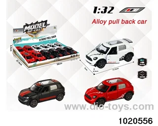 1:32 alloy pull back car in display box