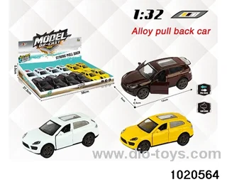 1:32 alloy pull back car in display box