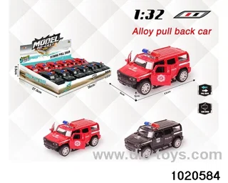 1:32 alloy pull back car in display box