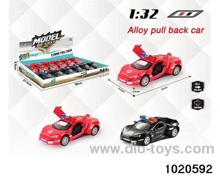 1:32 alloy pull back car in display box