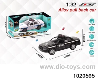1:32 alloy pull back car W L/M in window box
