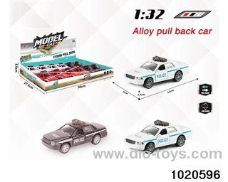 1:32 alloy pull back car in display box