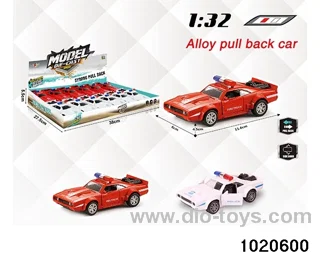 1:32 alloy pull back car in display box