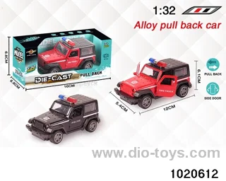1:32 alloy pull back car in window box