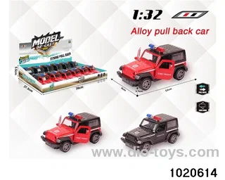 1:32 alloy pull back car in display box