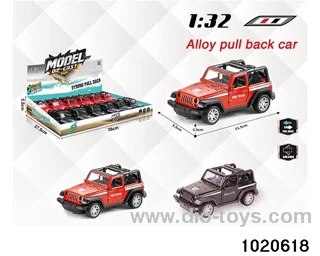1:32 alloy pull back car in display box