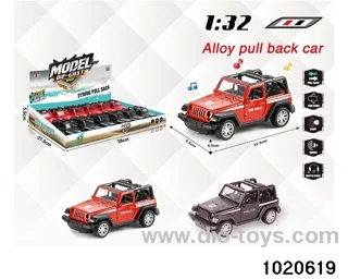 1:32 alloy pull back car W L/M in display box