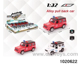 1:32 alloy pull back car in display box