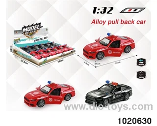 1:32 alloy pull back car in display box