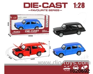 1:28 alloy pull back car in window box